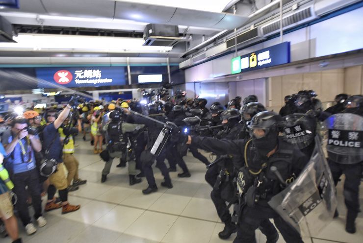 Demonstrationen in Hongkong